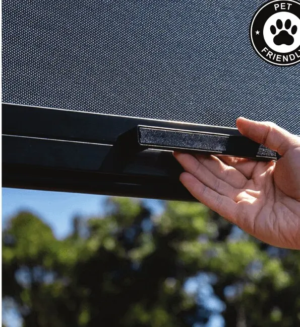 Manual Zip Screens — Retractable insect screen